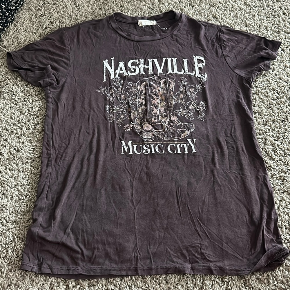 Brown Nashville Altered State short sleeve size small